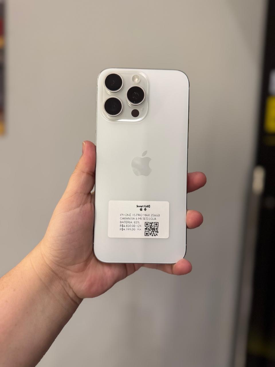 IPhone 15 Pro Max 256GB BRANCO - Todo Original 📱