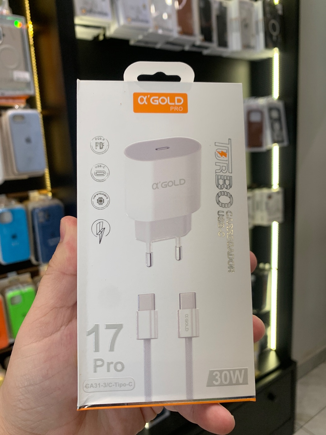 Kit Carregador USB C/ C