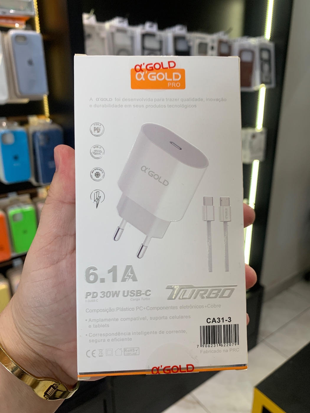 Kit Carregador USB C/ C