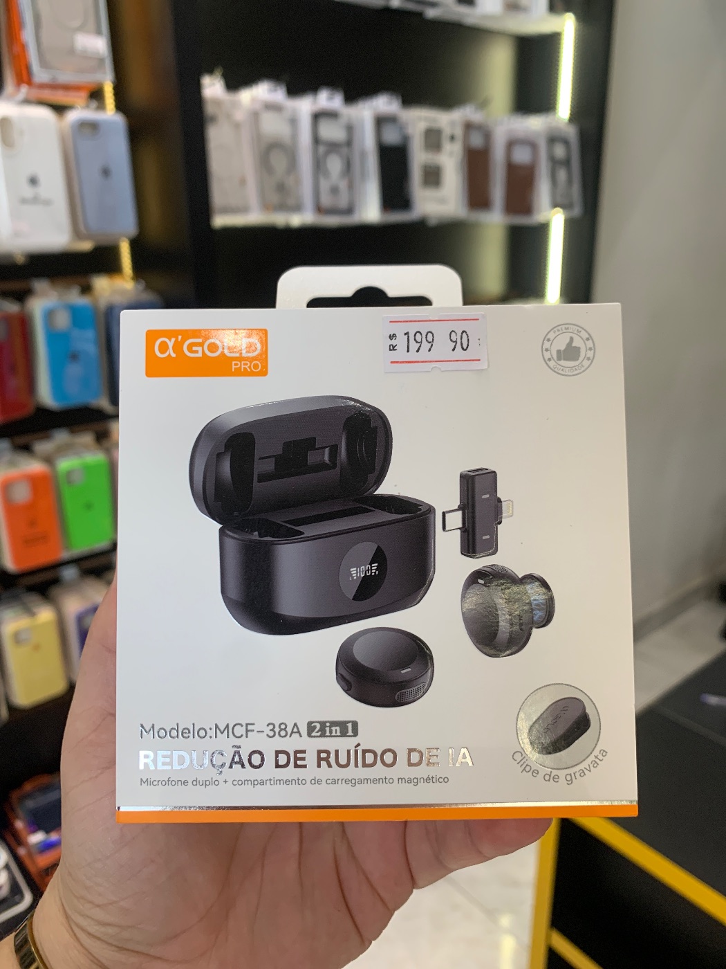 Microfone Duplo.