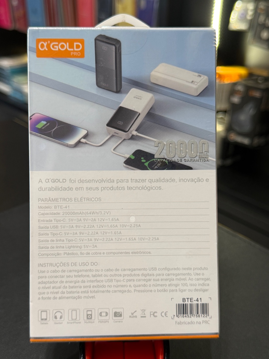 POWER BANK 20.000 MAH
