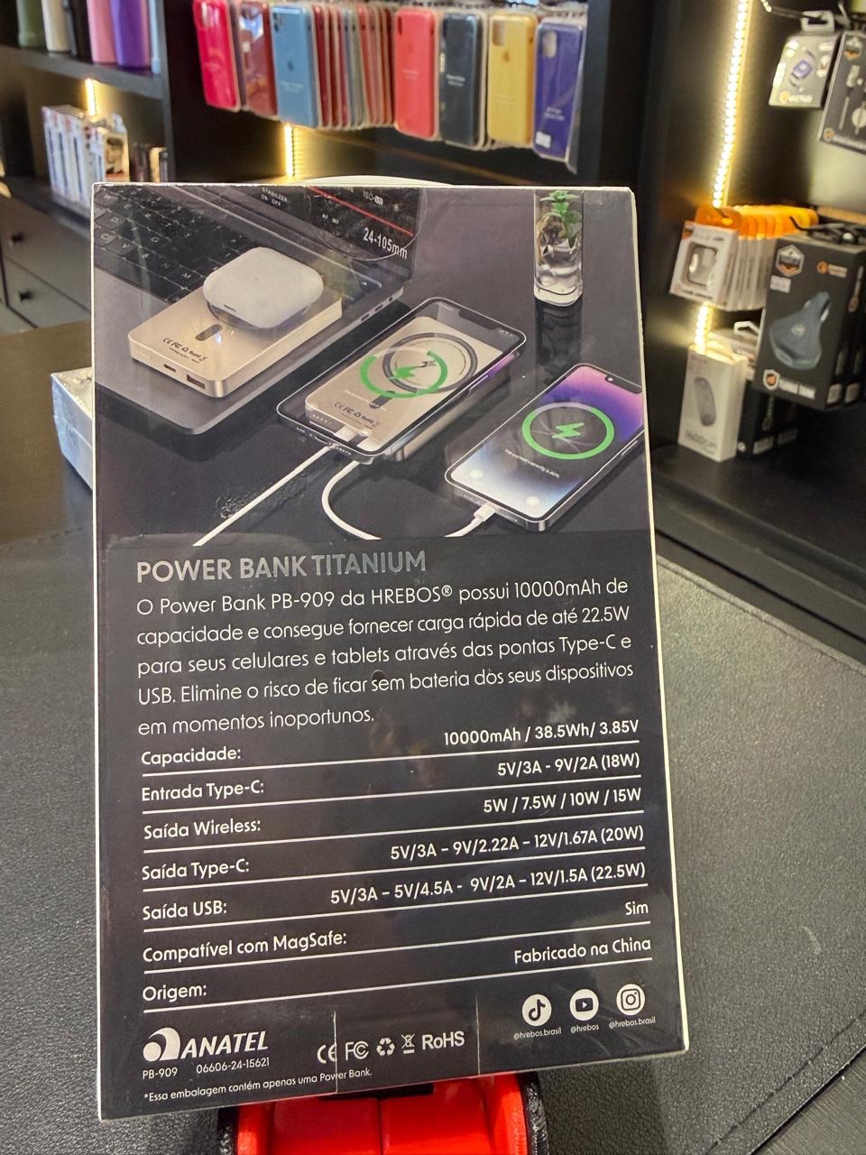 POWER BANK HREBOS 1000MAH