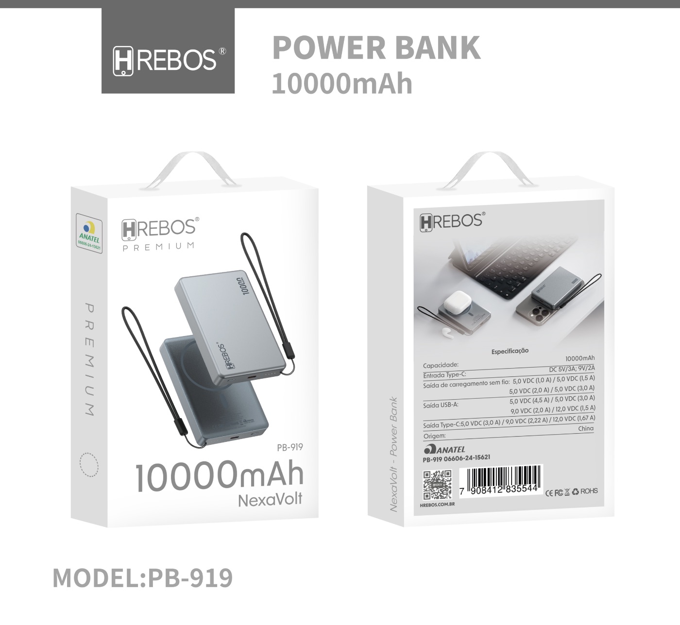 Power Bank NexaVolt 10000mAh