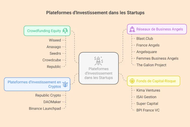 Les plateformes d'investissement dans les startups