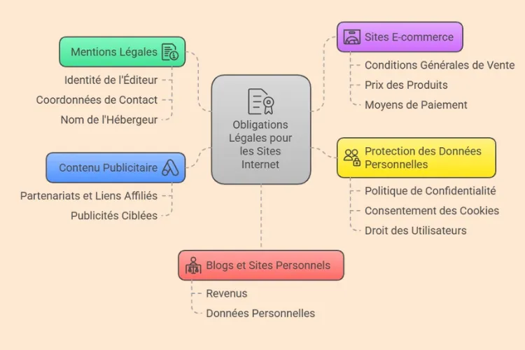 Les mentions légales d'un site