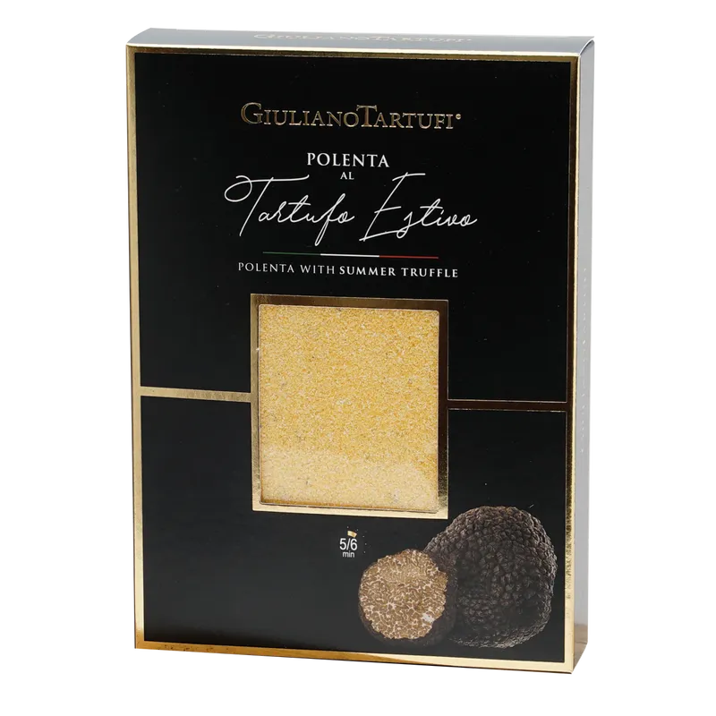 Polenta with truffle 350 g in a box