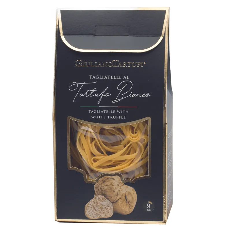 Tagliatelle pasta with white truffle 250 g in a box