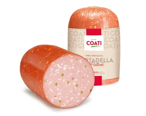 Mortadella sausage with pistachio nuts +/- 3.2 kg