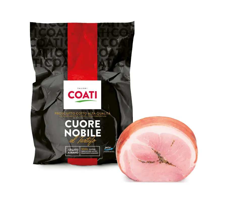 Prosciutto Cotto cooked ham with truffle +/- 3.5 kg