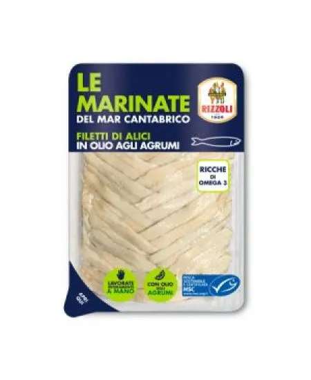 Cantabrian anchovies in citrus oil 80 g