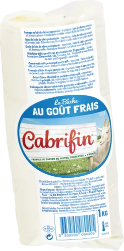 Goat's milk white mold cheese Cabrifin 1,0 kg