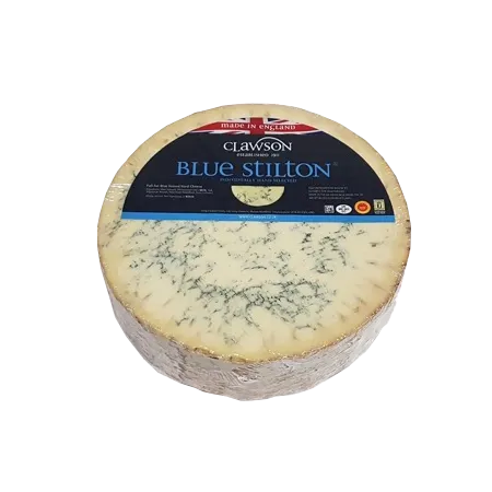  Ripe colored cheddar (slice)Blue Stilton 1/4 +/-2 kg - English blue cheese 500 g
