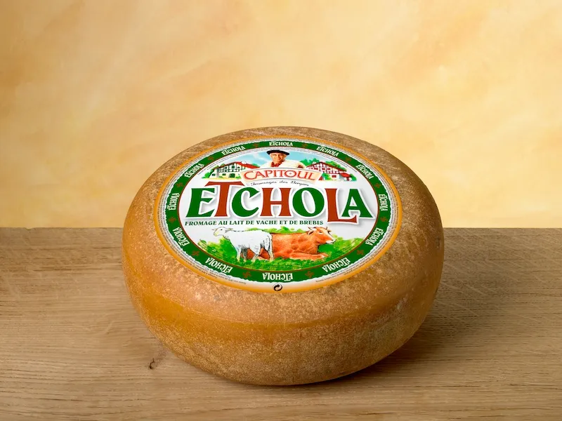 Etchola +/- 4,5kg - lehma-ja lambapiima kõva juust