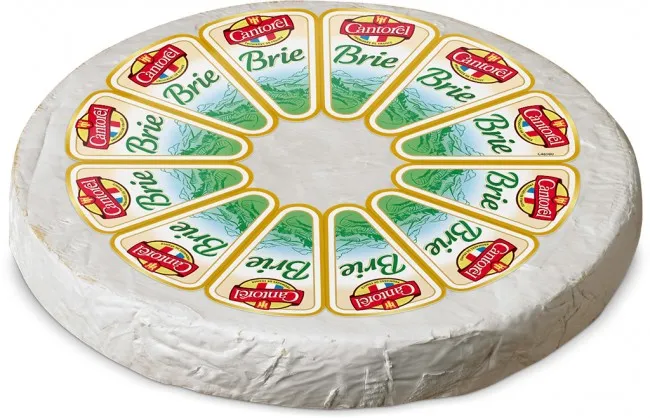 Brie Cantorel +/- 2.9kg - French white mold cheese.