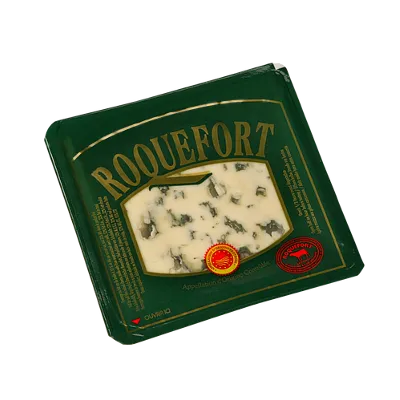 Roquefort 100g - French blue cheese made from sheep's milk.