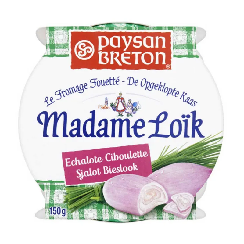 Madame Loik vahustatud toorjuust šalottsibula/murulauguga 150 g