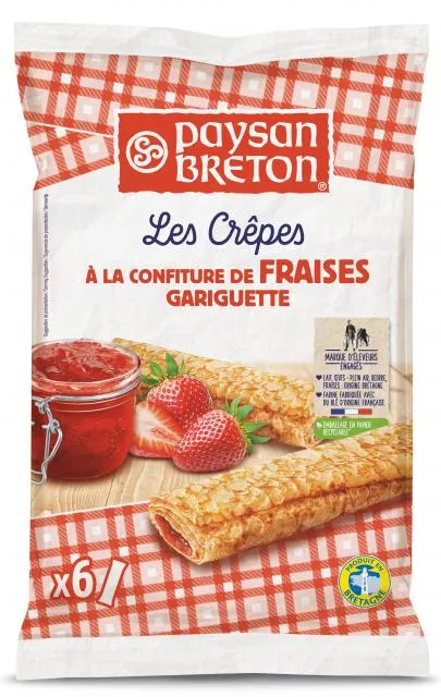 Crepes filled with strawberry jam 180g
