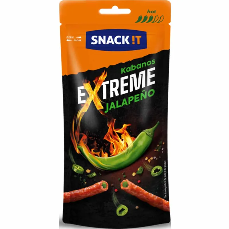 Snack !T kabanossi pulgad jalapeno täidisega 95 g