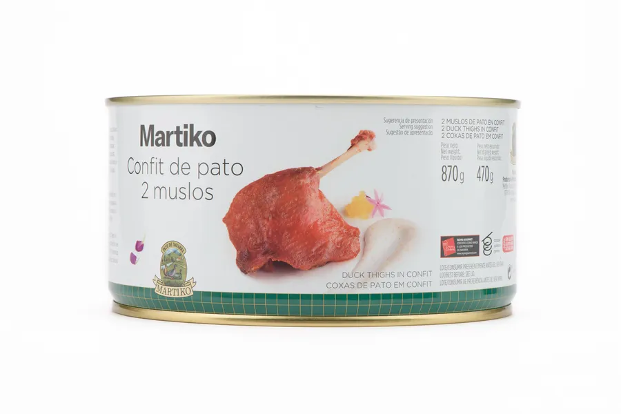 Martiko Pre-cooked Duck Legs (2 pcs) Confit 870 g