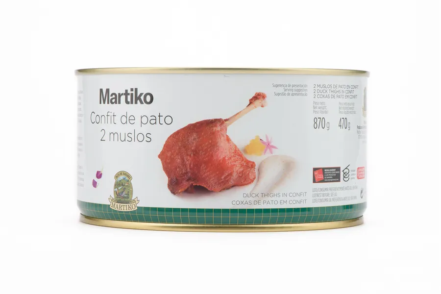 Martiko eelüpsetatud pardikoiva (2tk) Confit 870 g