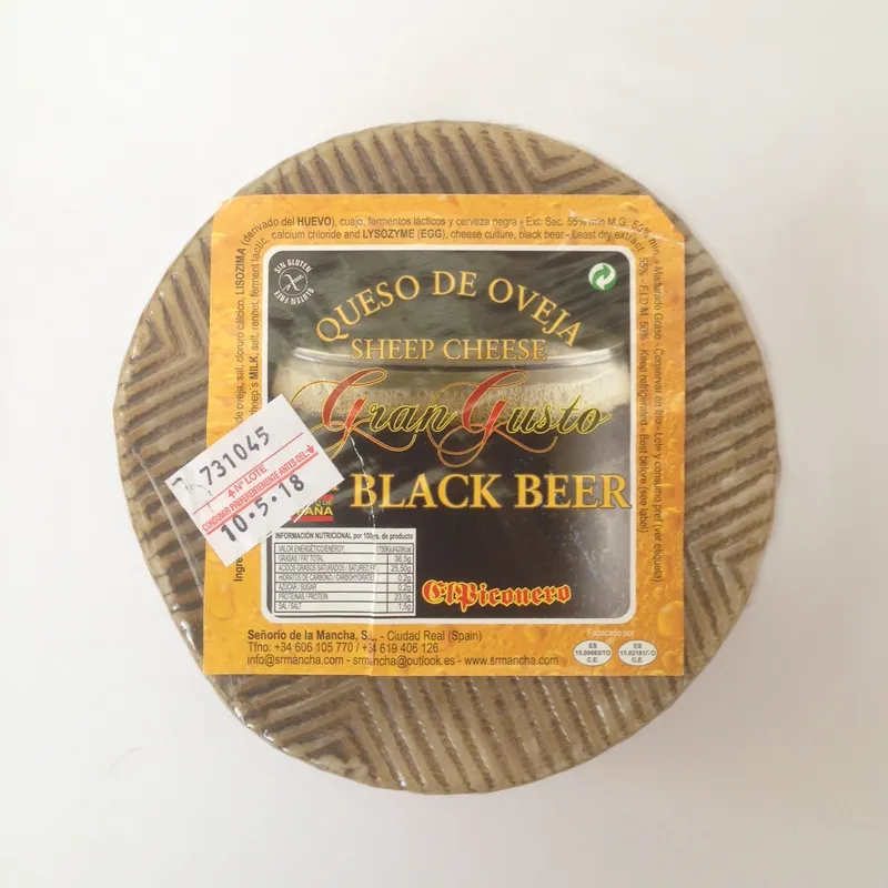 Sheep's Milk Cheese with Dark Beer +/- 1.1 kg