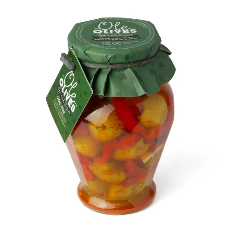 Gordal Olives with Roasted Pepper and Smoked Paprika 580 g