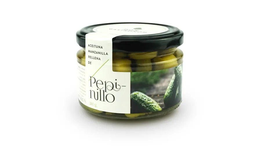 Cornichon-Stuffed Green Manzanilla Olives 280 g