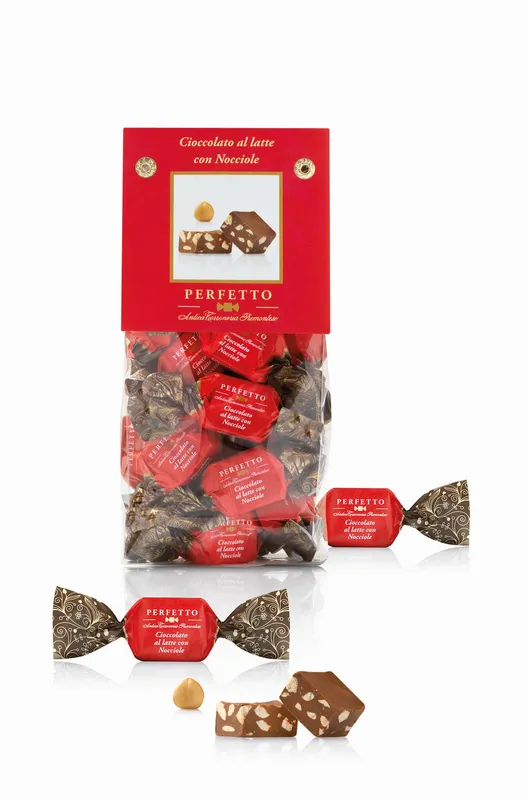 Candies in a red package Perfetto 150g.