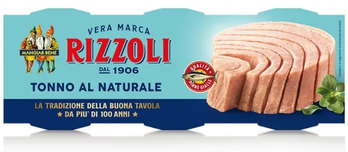 Rizzoli naturaalne tuunikala 3x65 g