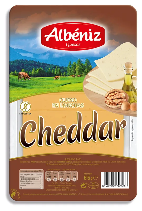 Cheddari juustu viilud Albeniz 65g