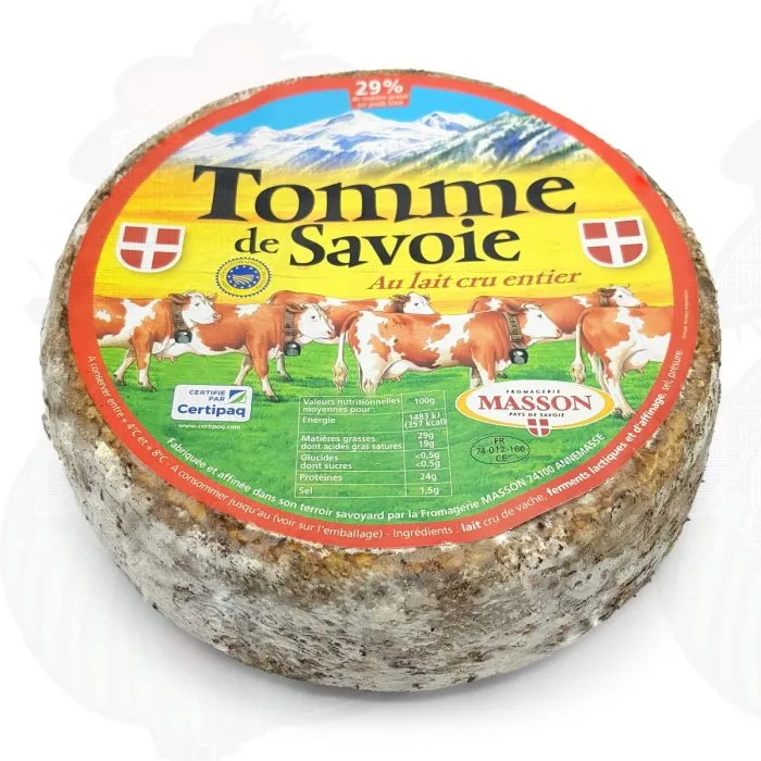 Tomme de Savoie cheese +/- 1,7 kg