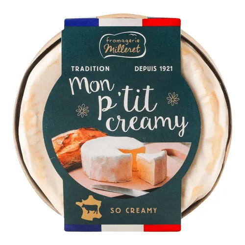 Milleret Mon P´tit creamy white mold cheese 125 g
