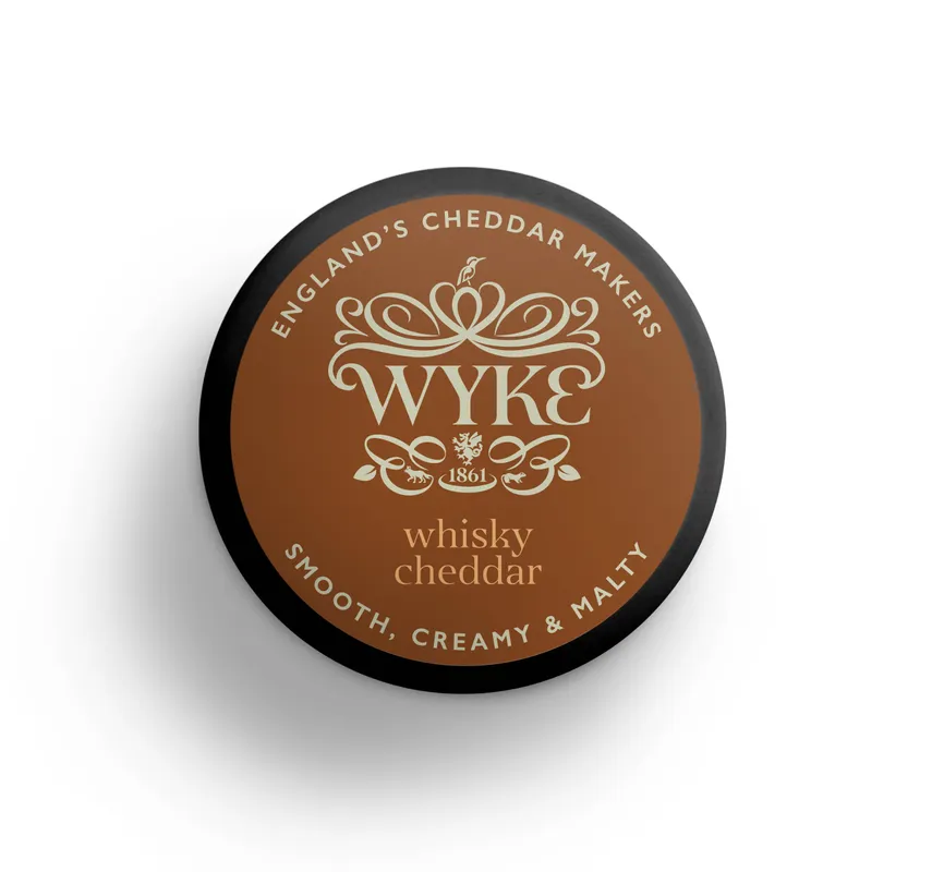 Küps Cheddar viskiga (vahas) 100 g