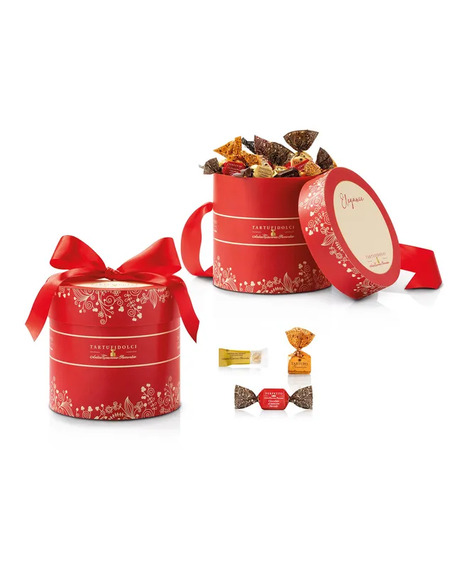 Antica Torroneria Piemontese Candy Box "Elegance" 500 g (red)