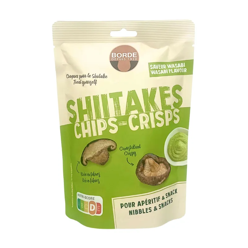 Borde Wasabi flavored shiitake mushroom chips 50 g