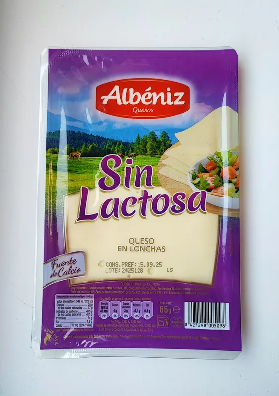 Albeniz laktoosivaba juust viilutatud 65 g