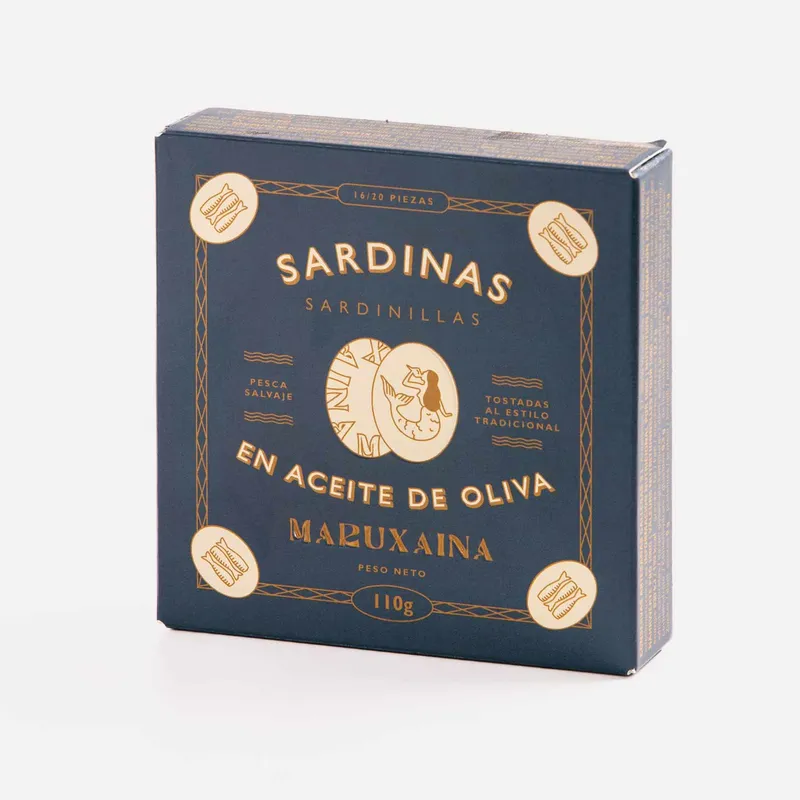 Maruxaina Premium small sardines in olive oil 110 g