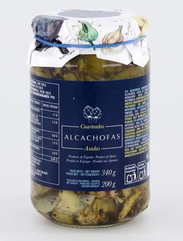 Grillitud artišokid õlis 340 g