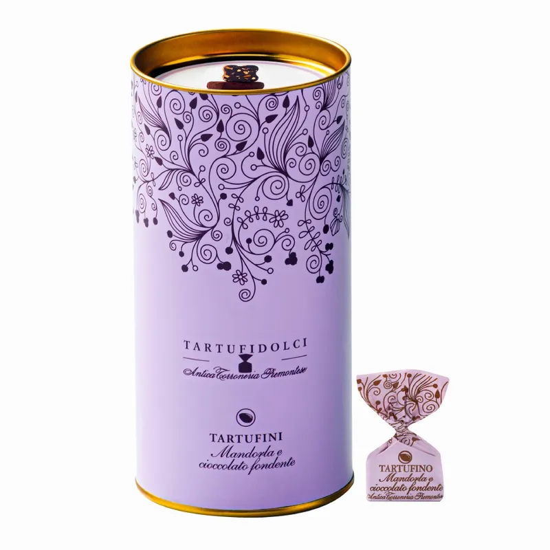 Antica Torroneria Piemontese Almond Truffles with Dark Chocolate 160 g