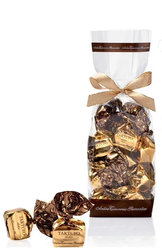 Antica Torroneria Piemontese Dark Chocolate Hazelnut Truffle 200 g (Golden Edition)