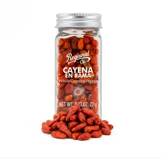 Terved Cayenne’i tšillipiprad klaaspurgis 22 g