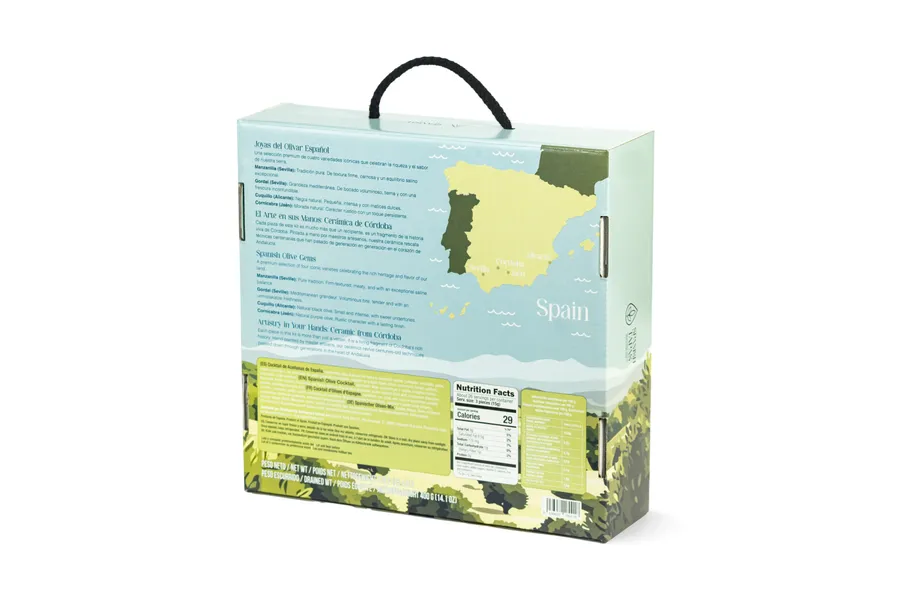 Kit Carmona (2 keraamilist kaussi + 1 purk oliivide segu) 720 g