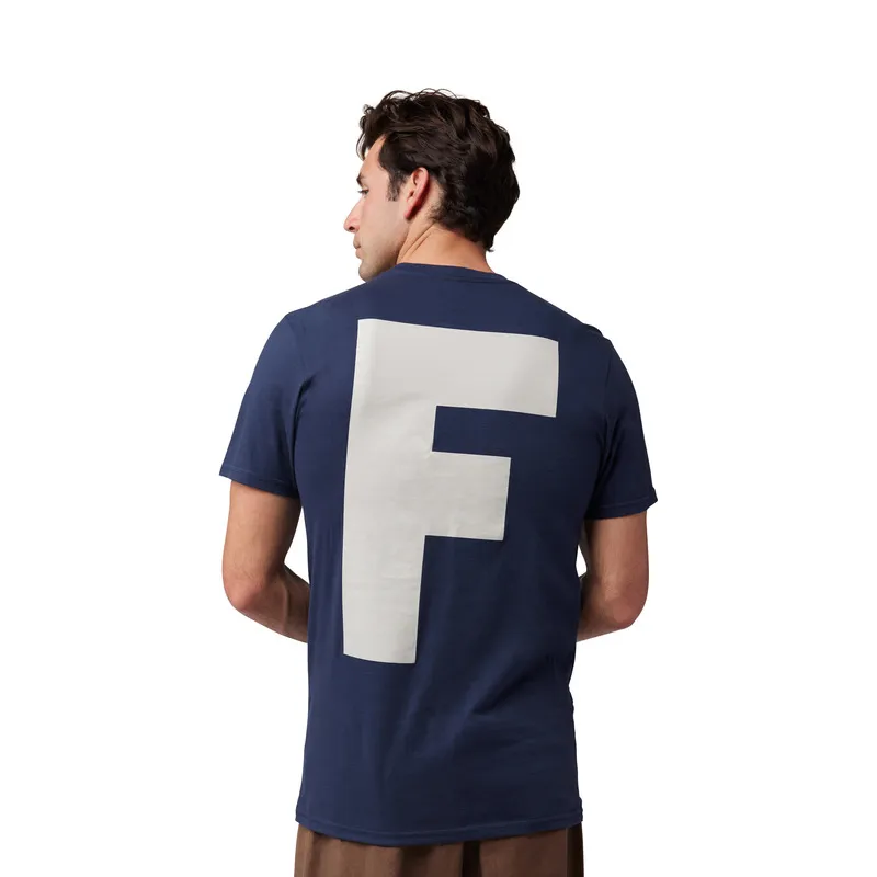 Big F premium t-shirt blue/white