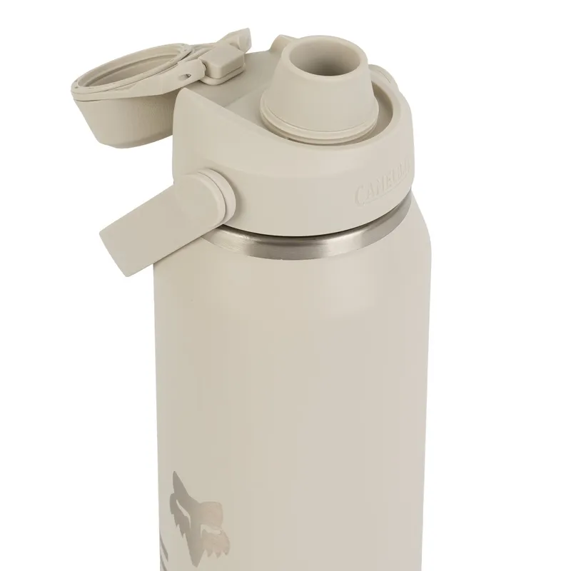 Fox X Camelbak thermos bottle beige