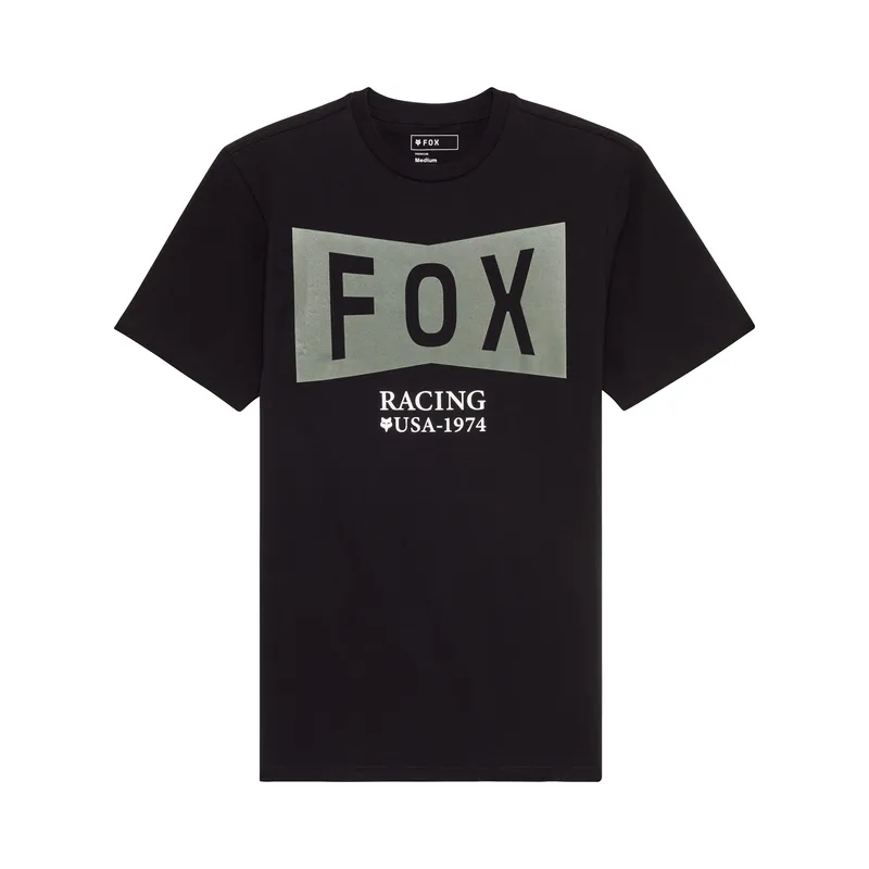 Fox Typeface Premium t-särk must
