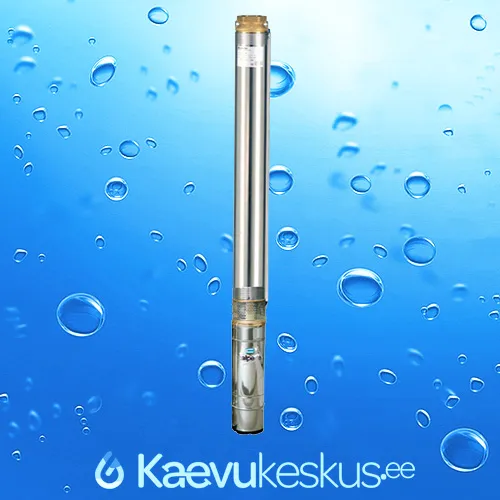Puurkaevupumba komplekt süvaveepumbaga Calpeda 4SD 10/12 4″ 2,2kW 3x400V sagedusmuunduriga