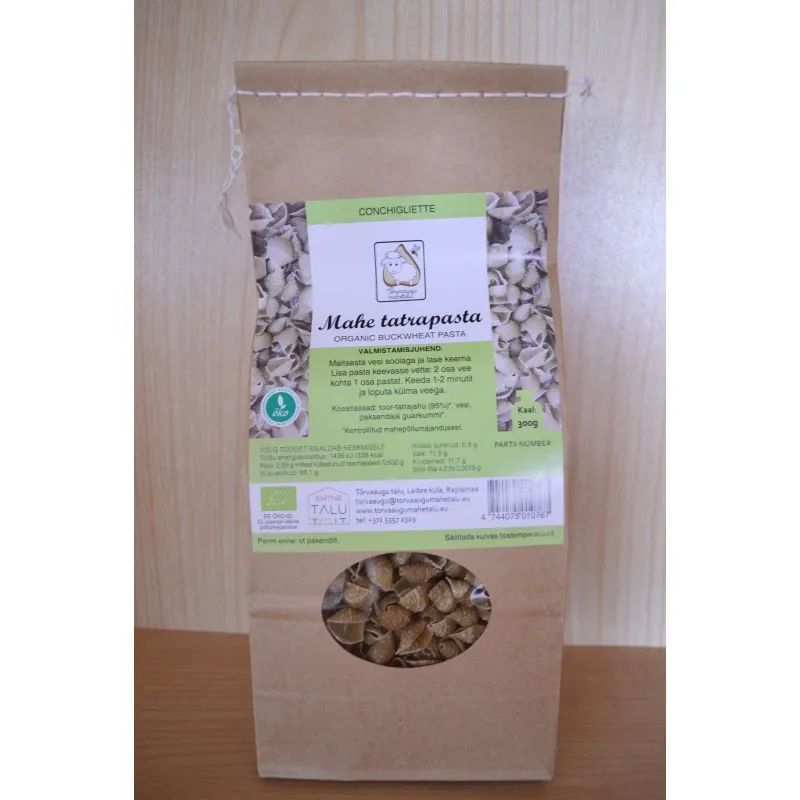 Organic buckwheat pasta CONCHIGLIETTE 300 g