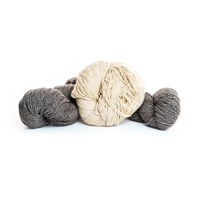 Yarn from sheep's wool