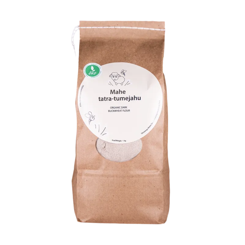Organic buckwheat dark flour 1kg