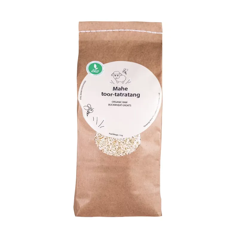 Luomu rouhittu tattari 1 kg